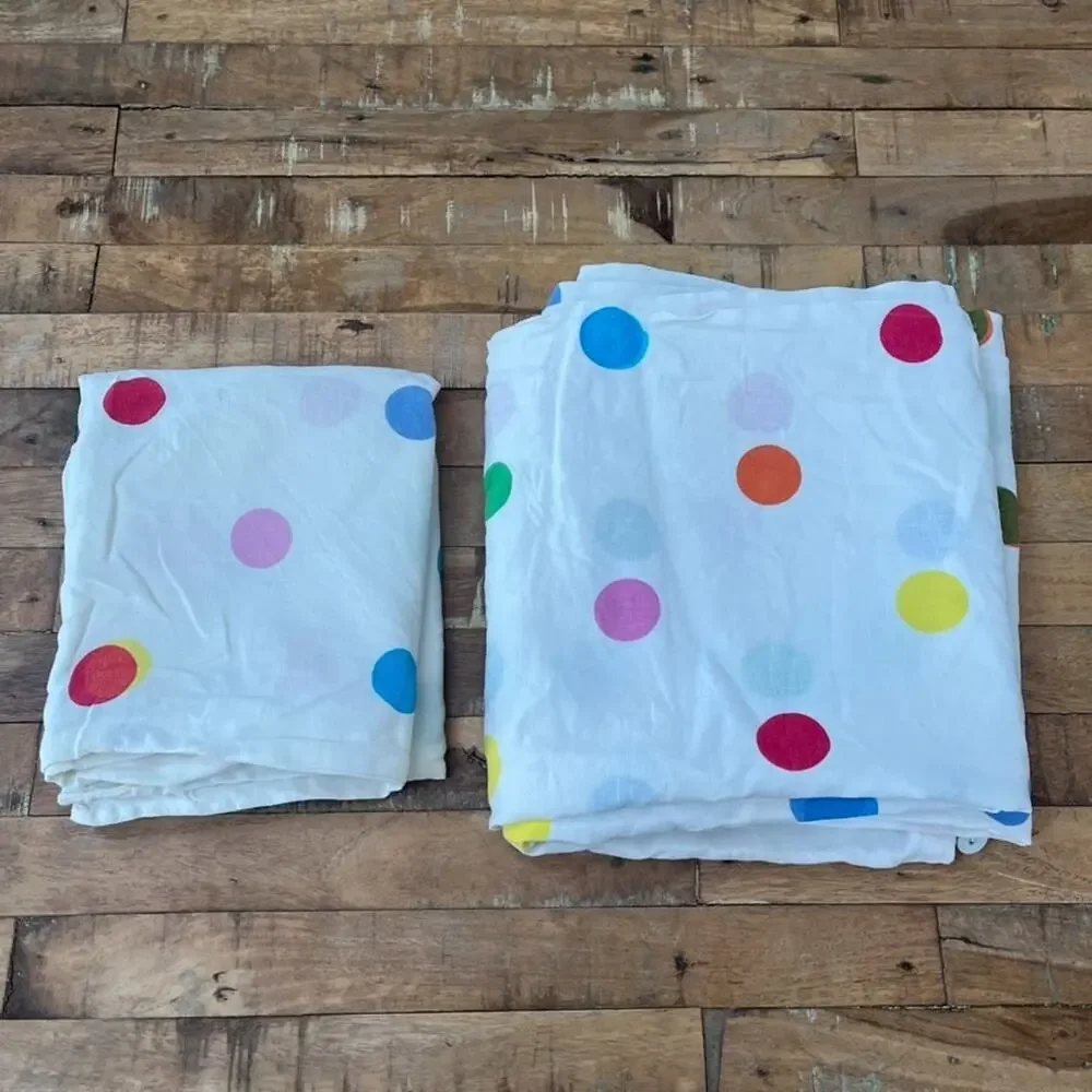 Ikea Linen Polka Dot Duvet Cover 41